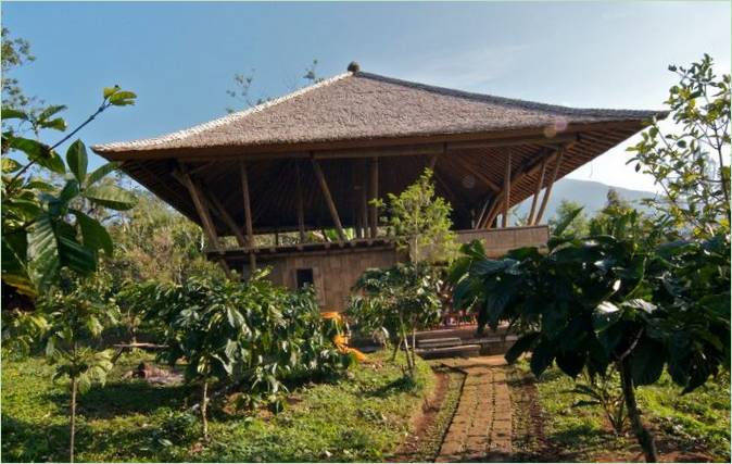 Il design di una casa aperta a Bali