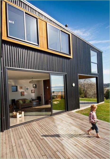 Interni eleganti della Nelson House di Kerr Ritchie, Nuova Zelanda