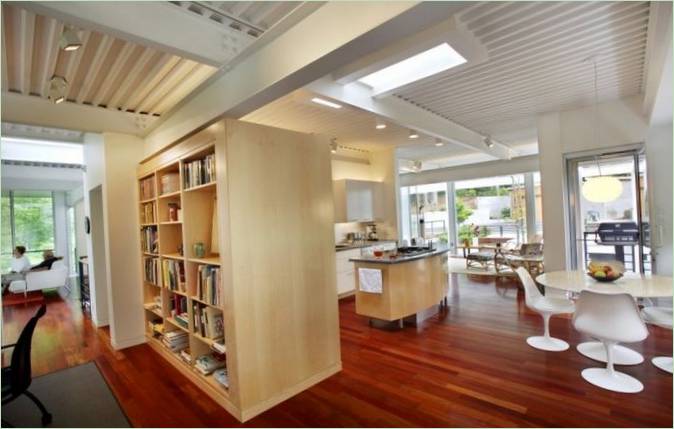 L'interno di una casa a Raleigh