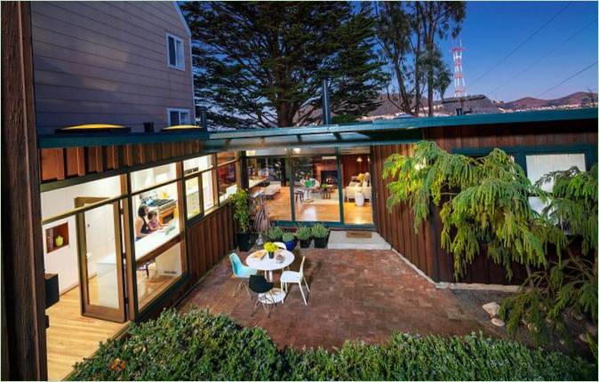 Progetto di interni per la Wurstet House di Jennifer Weiss, San Francisco, California