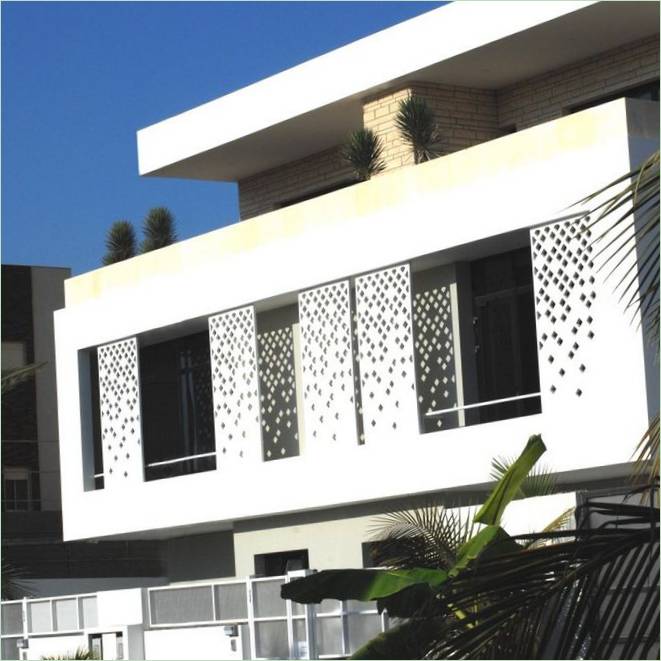 Progetto esterno di 4 case