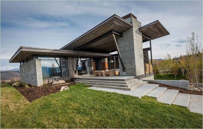 Casa di campagna nel Wyoming, USA