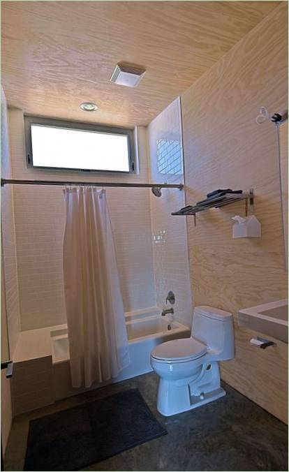Il bagno della casa di campagna Brushytop negli Stati Uniti