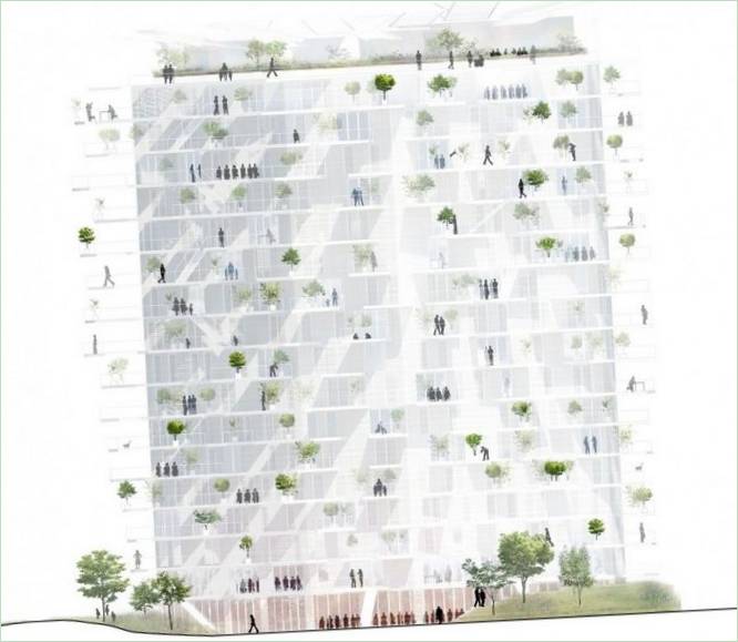 Arbre Blanc/Albero bianco di Sou Fujimoto Architects