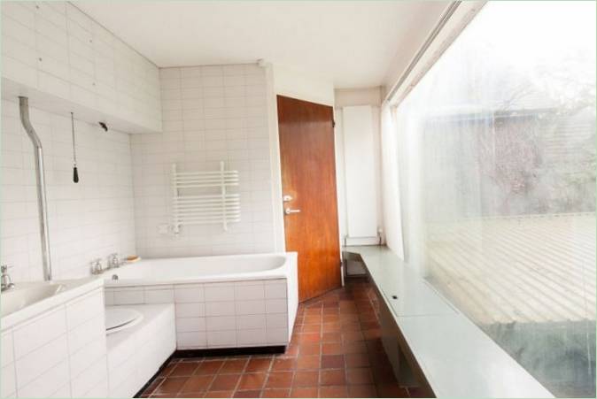 Interni del bagno della Winter House