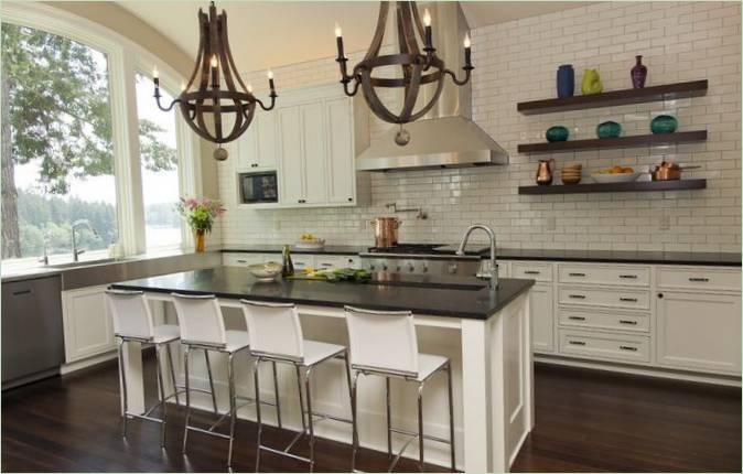 Design degli interni della cucina