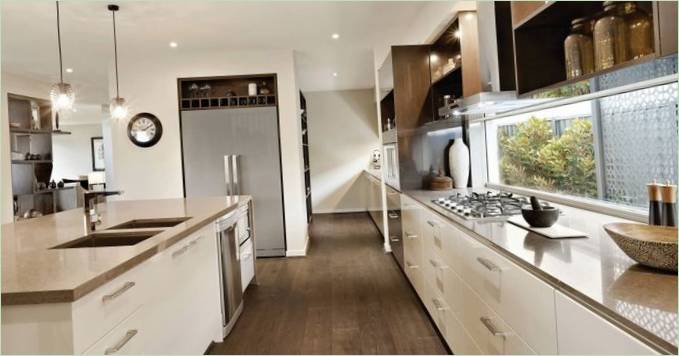 Moderna disposizione dell'area cucina di Barwon MK2