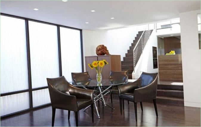 Design degli interni di una casa privata in California
