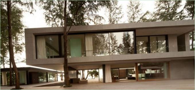 Il design sorprendente della moderna villa Noi