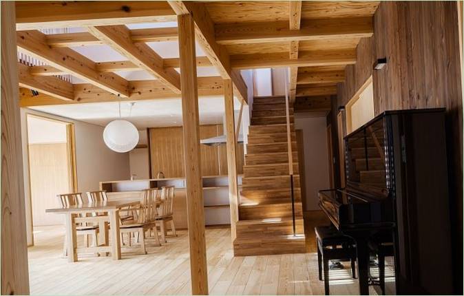 Pianoforte all'interno della Cocoon House