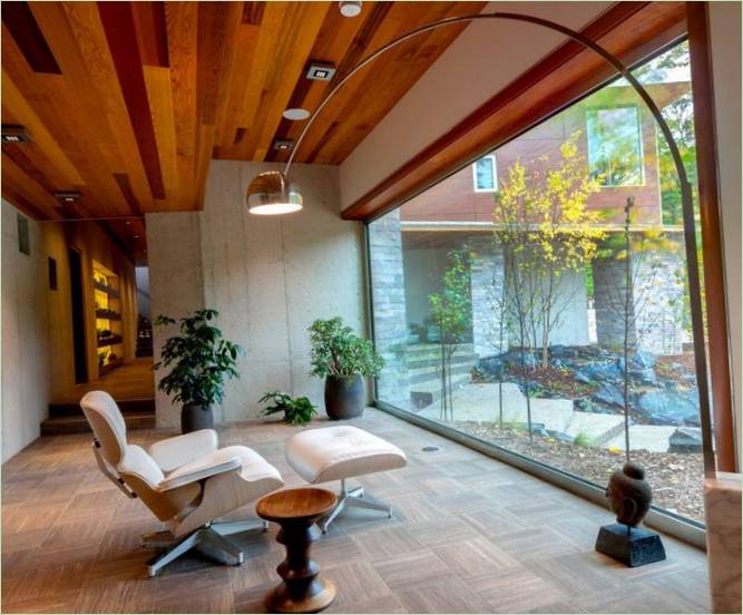 Design degli interni di una casa M-22 nel Michigan, USA
