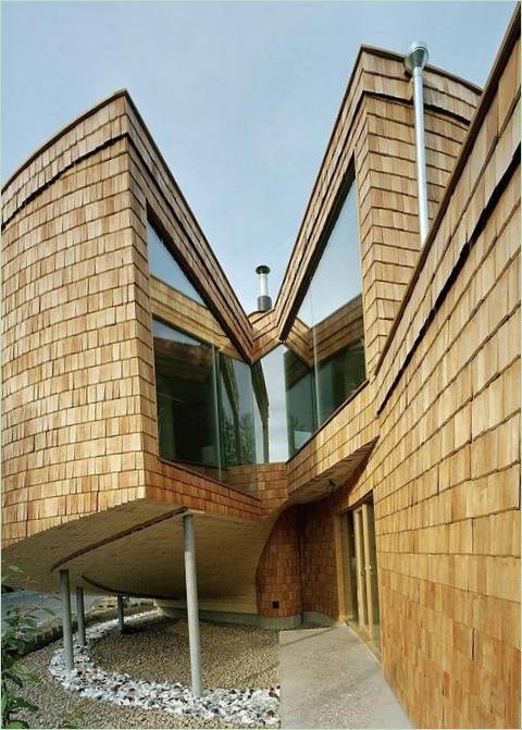 Una casa a forma di spirale in Finlandia