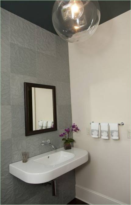 Design degli interni del bagno