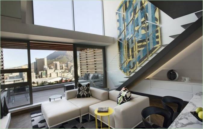 Design d'interni all'avanguardia per un appartamento realizzato dal team di architetti SAOTA in Sudafrica