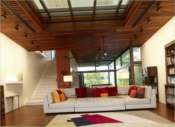 Design degli interni per una casa di Acoustic Alchemy a Singapore