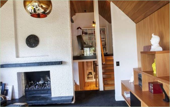 Interno della villa di Marine Parade in Nuova Zelanda