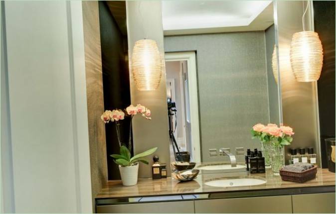 Un bellissimo progetto per un lavabo in una casa di Londra