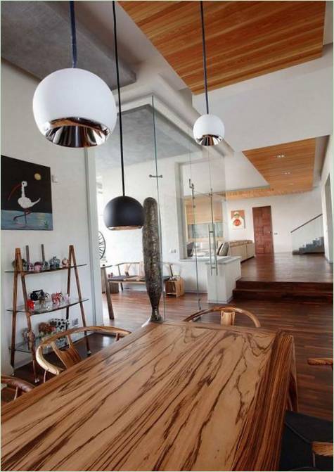 Interno della casa di Roman Leonidov a Auckland