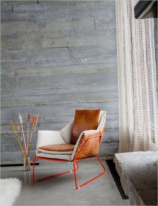 Design degli interni di una casa di campagna nel Wyoming, USA