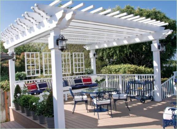 Design della pergola da giardino