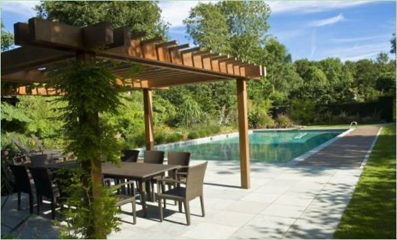 Design della pergola da giardino