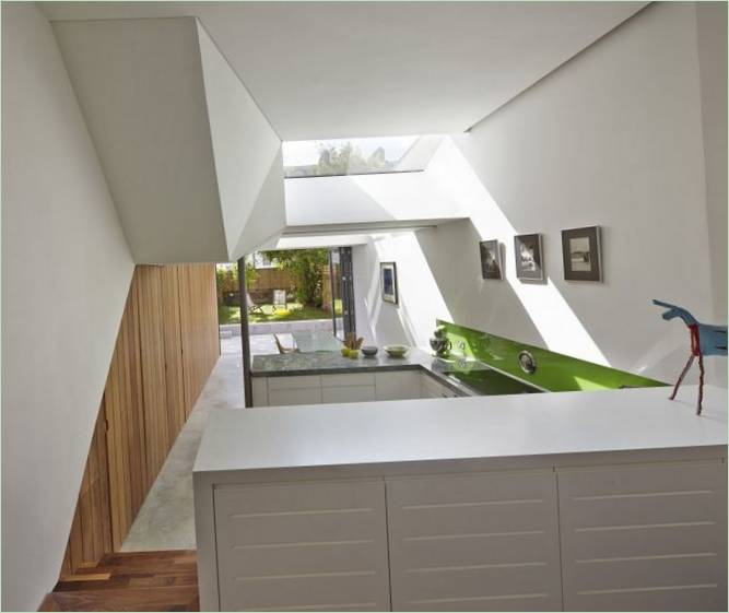 Area cucina di Islington House, Londra