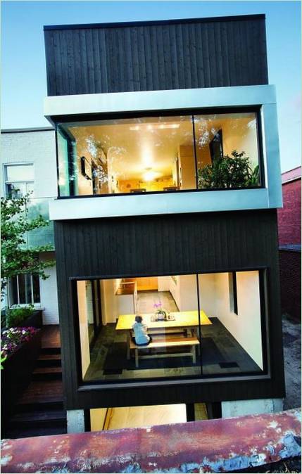 Un'elegante casa in miniatura