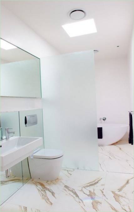 Il design del bagno comune della casa
