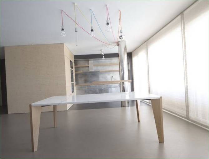 Design degli interni per un appartamento Dotdot in Svizzera