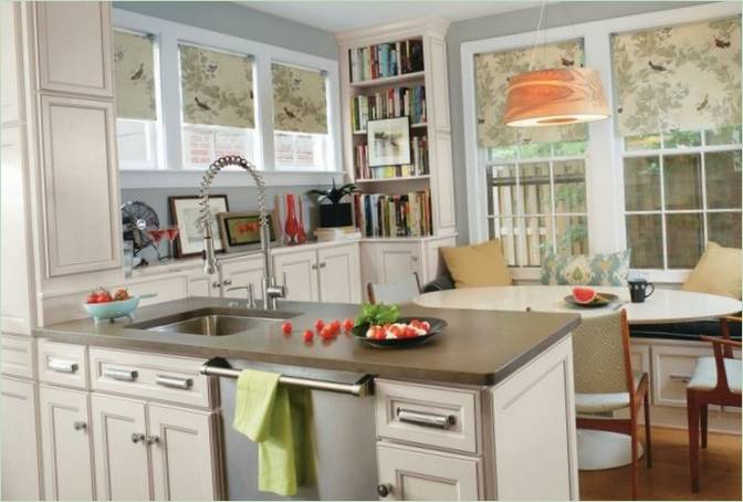 Un interno cucina ecologico