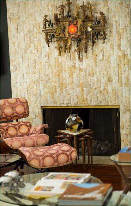 Design degli interni di un cottage in California