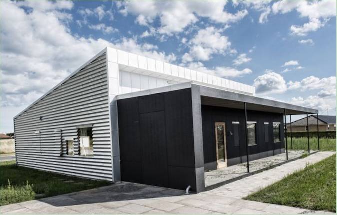 Casa ecologica costruita con i rifiuti Upcycle House in Danimarca