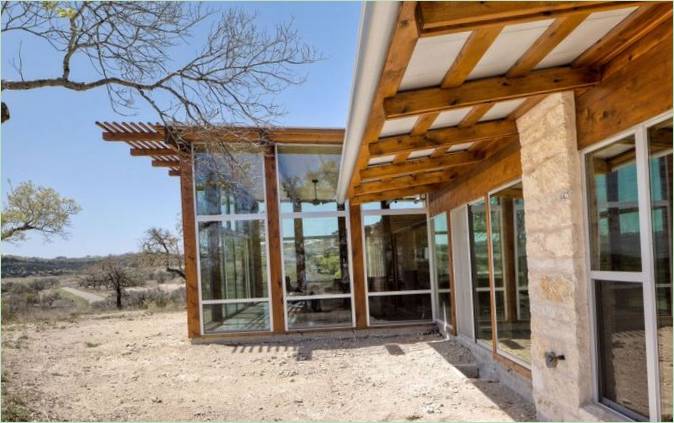 Il design della casa di campagna Brushytop negli Stati Uniti