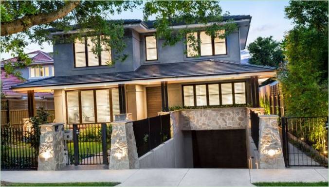 Facciata di Malvern East dello studio Canny Architects