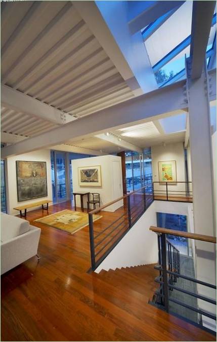 Interno della residenza Raleigh
