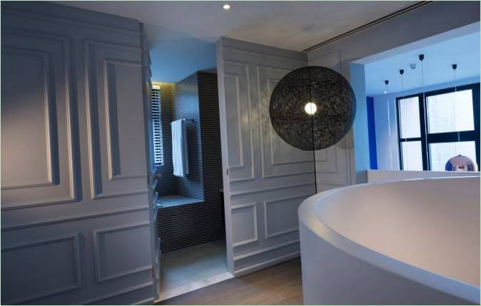 Decorazione delle pareti dell'appartamento Blue Penthouse