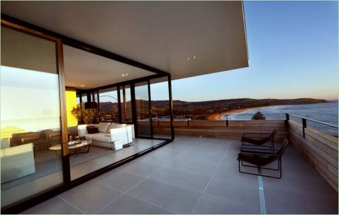Design di una casa di campagna sulla costa del Nuovo Galles del Sud