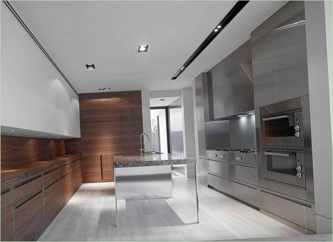 Aussie House: progettazione di interni di cucine a Melbourne