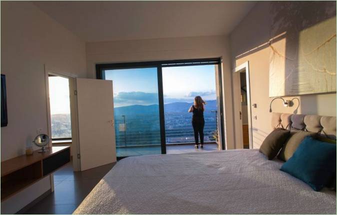Vista dei dintorni dalla finestra della camera da letto