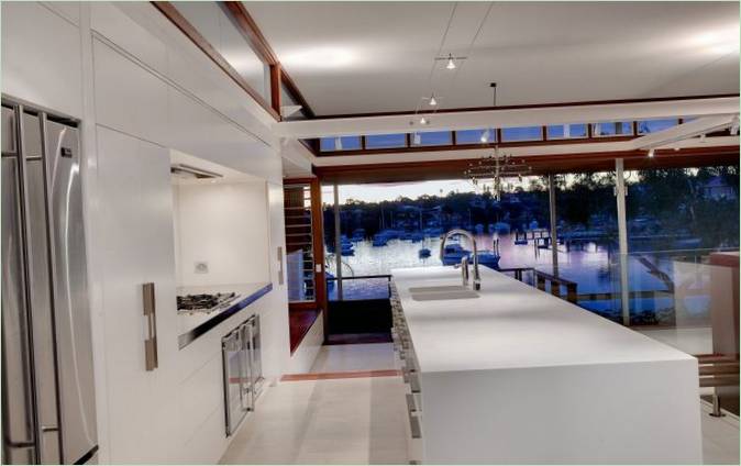 Interno del cottage con piscina del Tennyson Point Residence a Sydney, Australia