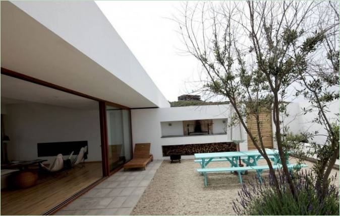 Le porte scorrevoli originali della residenza Tunquen House