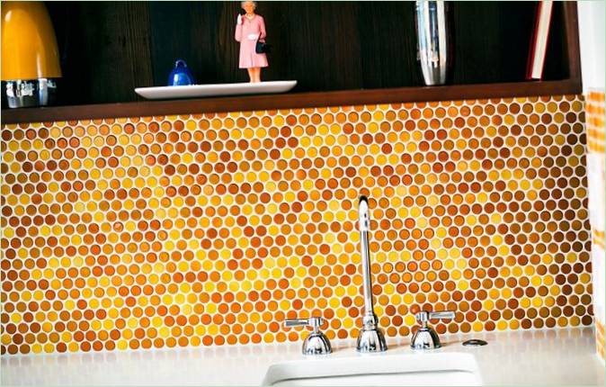 Progetto d'interni per Wurstet House di Jennifer Weiss, San Francisco, California