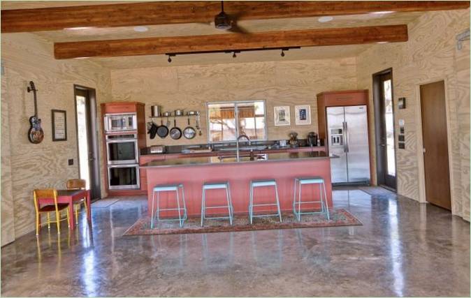 Cucina della casa di campagna Brushytop negli Stati Uniti