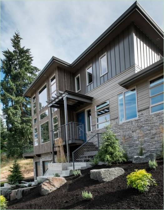 Crest Meadows Residence, casa di campagna di design negli USA