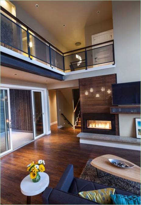 Soggiorno della casa di campagna Crest Meadows Residence negli Stati Uniti