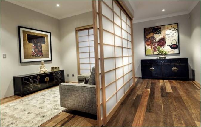 Design degli interni della casa Azumi