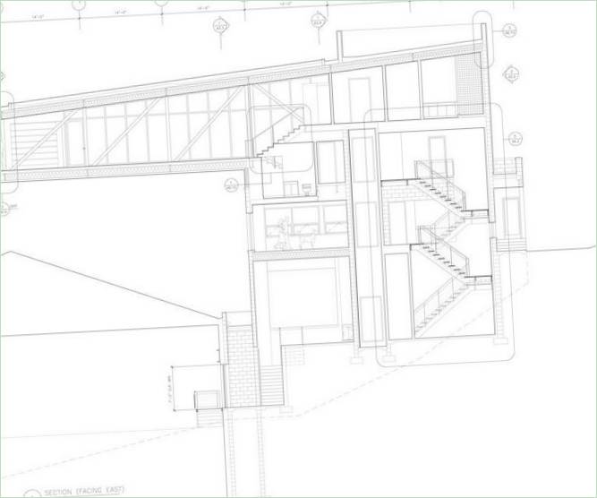 Interno della casa di campagna Emerald Art Glass House di FISHER ARCHITECTURE, Pittsburgh, USA