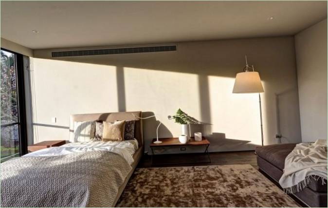 L'interno di una camera da letto in una casa CASA SE
