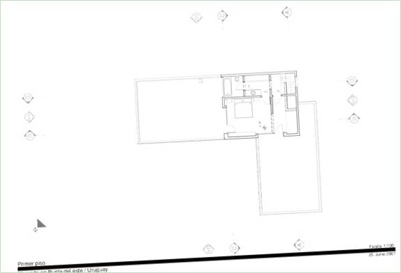 Pianta della residenza Casa La Hilaria