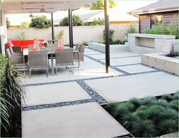Progettazione del cortile